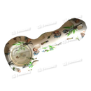 Silicone Hand Pipe w/ Removable Bowl, Poker Assorted 4.5inch