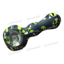 Silicone Hand Pipe w/ Removable Bowl, Poker Assorted 4.5inch