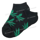 Huckleberry Design Socks Short Ankle - Black x Green