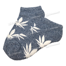 Huckleberry Design Socks Short Ankle - Blue x White