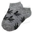 Huckleberry Design Socks Short Ankle - Grey x White