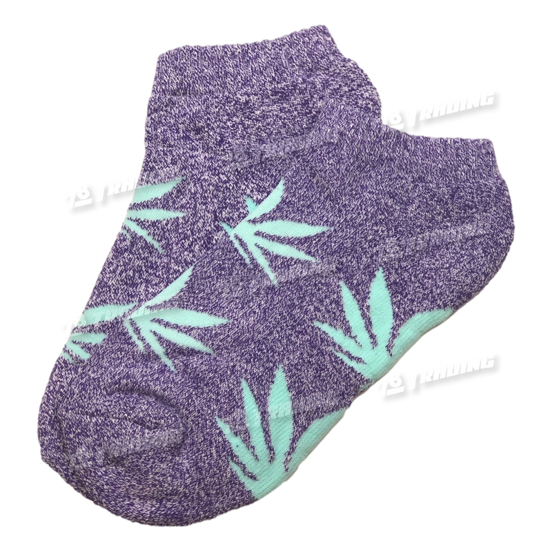 Huckleberry Design Socks Short Ankle - Purple x Blue