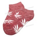 Huckleberry Design Socks Short Ankle - Red x White