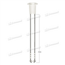 Non Brand 6 Slits Plain Glass Downstem Glass Slider - 5 size