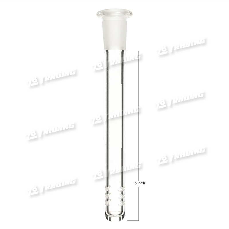 Non Brand 6 Slits Plain Glass Downstem Glass Slider - 5 size