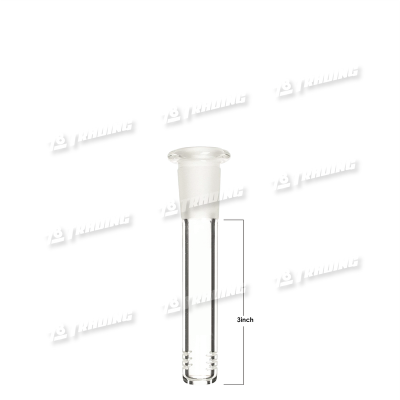 Non Brand 6 Slits Plain Glass Downstem Glass Slider - 5 size