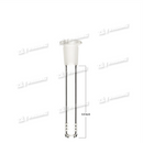 Non Brand 6 Slits Plain Glass Downstem Glass Slider - 5 size