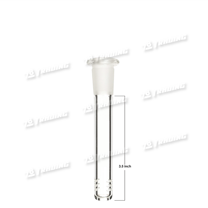 Non Brand 6 Slits Plain Glass Downstem Glass Slider - 5 size