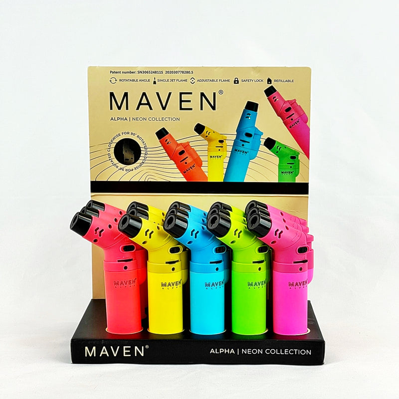 MAVEN ALPHA Rotatable Angle Torch 15pcs / Box - NEON Collection