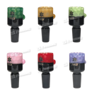 Nice Glass Black & Colour Bubble Bucket Bowl TW001- 6 Colors