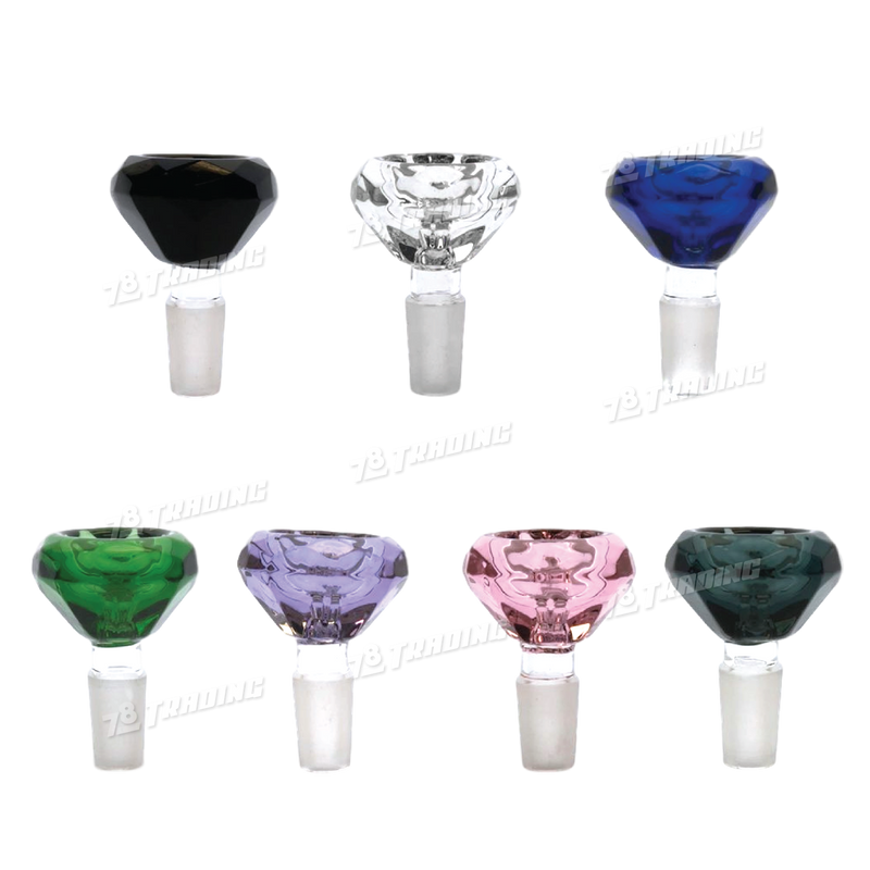 Premium Glass Bowl Jewel - 7Colors