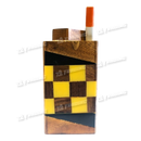 Wood Dugout with One Hitter 4inch Brown