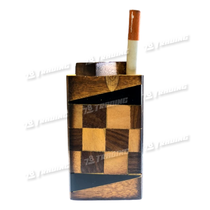 Wood Dugout with One Hitter 4inch Brown